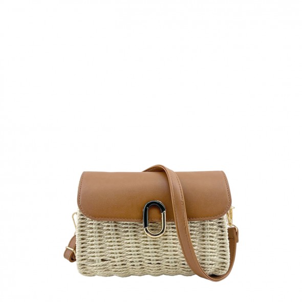 Bolso Bandolera Rafia 